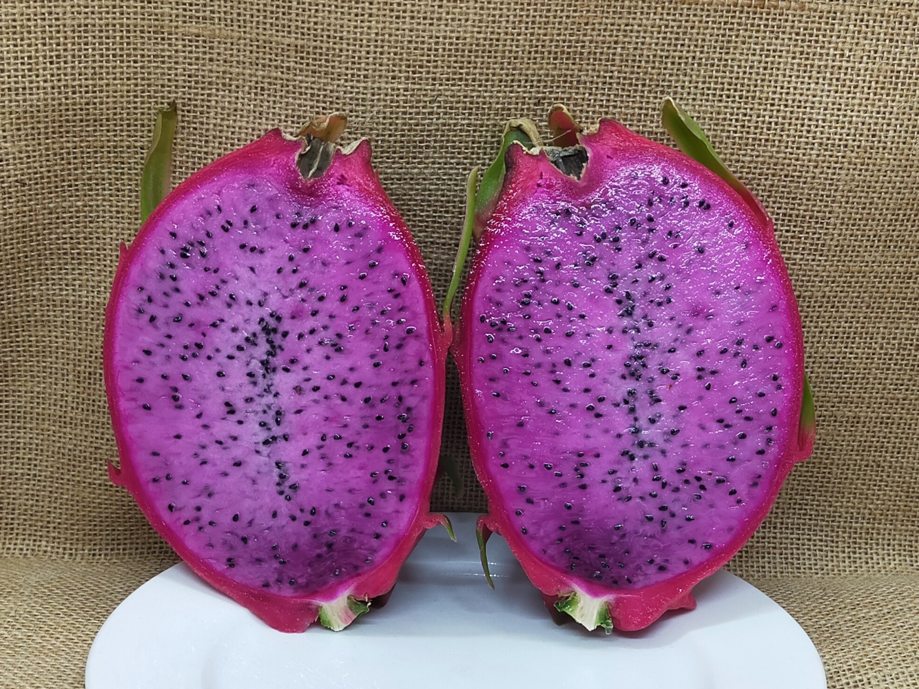 Cosmic Charlie dragon fruit halved